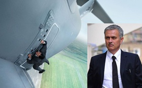 Biếm họa: "Mourinho bám cửa máy bay, đóng phim nhiệm vụ bất khả thi 6"