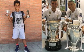 Con trai Ronaldo cũng đoạt Cúp vô địch và Vua phá lưới