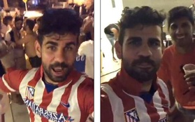 Diego Costa mặc áo Atletico, chọc tức ông thầy Conte