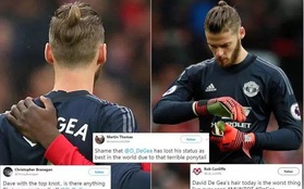 De Gea đổi kiểu tóc đuôi ngựa, bị fan chê tơi tả