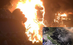 Mô hình Kong giá hơn 1 tỷ đồng còn lại trơ khung sau đám cháy lớn tại buổi ra mắt