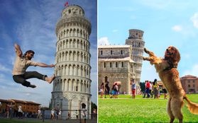 16 kiểu chụp ảnh sống ảo sáng tạo với tháp nghiêng Pisa