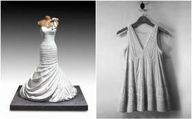 Ngắm bộ sưu tập váy duyên dáng được điêu khắc từ đá cẩm thạch