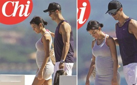 Georgina lộ bụng to giữa tin đồn mang bầu song thai với Ronaldo