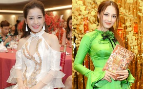 Dàn sao Việt xúng xính áo dài dự họp báo ra mắt DVD nhạc Tết