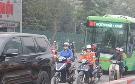 Hà Nội sẽ phạt cả xe buýt thường đi vào làn đường buýt nhanh qua camera giao thông