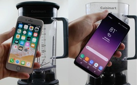Mang iPhone 8 và Galaxy S8 ra “xay sinh tố”, kết quả sẽ khiến bạn bất ngờ