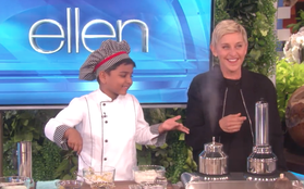 Đầu bếp nhí 7 tuổi gây sốt "The Ellen Show" xuất hiện đáng yêu trên truyền hình Việt!