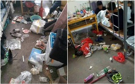 Những căn phòng ký túc bẩn còn hơn cả bãi rác của sinh viên Trung Quốc khiến nhiều người hoảng hồn