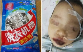 Người lớn bất cẩn, cô bé 2 tuổi bị "cháy miệng" vì nhầm tưởng chất tẩy rửa siêu mạnh là sữa bột