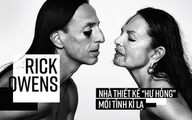 Rick Owens: Nhà thiết kế "hư hỏng" và mối tình kỳ lạ với người vợ hơn 17 tuổi