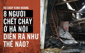 Infographic: Vụ cháy kinh hoàng 8 người chết ở Hà Nội diễn ra như thế nào?