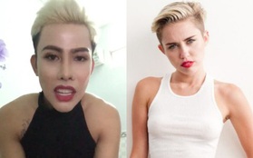 Một năm trôi qua, thảng thốt nhìn lại thấy Tùng Sơn đã biến hình thành Miley Cyrus từ bao giờ