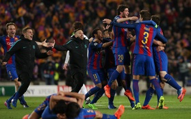Thế giới bóng đá phát điên vì chiến thắng không tưởng của Barca