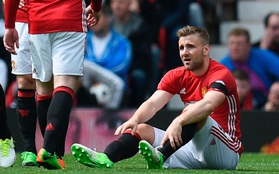 Luke Shaw đứt dây chằng cổ chân trái, nghỉ hết mùa giải