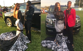 Nữ sinh 17 tuổi gây ấn tượng trong buổi dạ tiệc trường với chiếc váy mang thông điệp "Black Lives Matter"