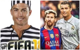 Ronaldo gặp rắc rối trốn thuế, bị chế ảnh mặc áo tù