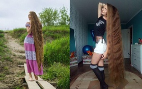 Nhận lời thách thức từ một người bạn, cô gái xinh đẹp quyết tâm không cắt tóc trong suốt 14 năm