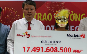 Người phụ nữ đeo mặt nạ nhận giải Jackpot hơn 17 tỷ