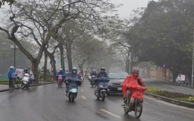 Bắc bộ chuyển rét từ ngày mai, mưa phùn đến cuối tuần