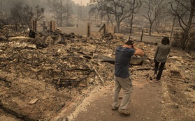 "Bão lửa" rợn người hoành hành California