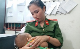 Cái kết có hậu cho bé trai bị bỏ rơi trong nhà nghỉ ở Hà Nội, được nữ công an cho bú