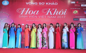 Hoa khôi Sinh viên nóng lên từng giờ khi bắt đầu vòng sơ khảo