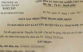 Xôn xao giấy xác nhận cho "chú rể" 8 tuổi lấy cô dâu 26 tuổi