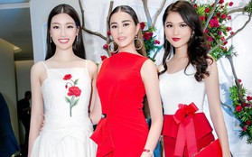 Hoa hậu Sella Trương nổi bật bên cạnh Hoa hậu Đỗ Mỹ Linh