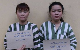 Hai "nữ quái" trà trộn vào chợ hành nghề móc túi bị người dân Bình Dương bắt giữ