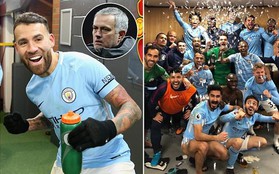 Mourinho bị ném chai vào đầu trong lúc cãi nhau với cầu thủ Man City