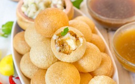 Độc đáo món bánh đường phố Pani Puri ở Ấn Độ mà du khách nào cũng muốn một lần nếm thử