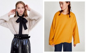 14 mẫu áo len, áo nỉ dưới 500.000 VNĐ trendy đáng sắm nhất đợt sale này của Zara