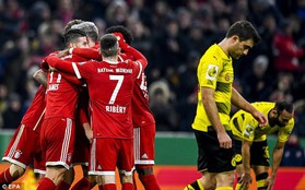 Bayern đánh bại Dortmund trong trận "chung kết sớm" ở Cúp Quốc gia Đức