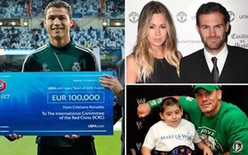 Ronaldo làm từ thiện nhiều đến thế vẫn thua đô vật John Cena