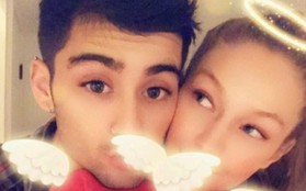 Mắt to tròn, mi cong vút, Zayn chụp ảnh selfie còn "xinh" hơn cả bạn gái Gigi Hadid