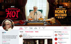 Hãng đồ ăn nhanh KFC chỉ theo dõi 11 người trên Twitter và lý do khiến mọi người hoàn toàn kinh ngạc