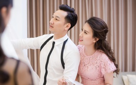 Trước hôn lễ, MC Thành Trung và vợ tình tứ đi thử váy cưới