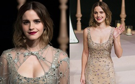 Hết kín đáo, Emma Watson lại gây chú ý diện áo khoét cổ sâu khoe ngực đầy gợi cảm