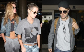 Tình huống trớ trêu: Kristen Stewart và người yêu mới phải ngồi chung máy bay với Robert Pattinson