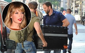 Taylor Swift "trốn" được paparazzi bấy lâu nay là nhờ nằm trong... vali?