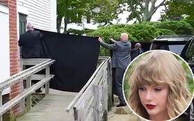 Dùng vải che kín để trốn fan đứng chờ ngoài trời, Taylor Swift bị la ó chê bai vì chảnh