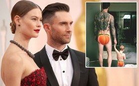 Vợ Adam Levine khiến fan thích thú khi khoe ảnh khỏa thân siêu đáng yêu của chồng