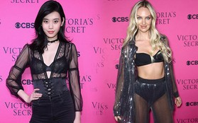 "Siêu mẫu vồ ếch" Ming Xi diện đồ gợi cảm đọ sắc cùng dàn thiên thần Victoria's Secret trên thảm hồng