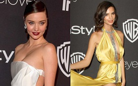 Hậu Quả Cầu Vàng: Miranda Kerr trễ nải sexy, mỹ nhân "Blurred Lines" hớ hênh trên thảm đỏ