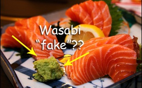 Bạn nghĩ mình đang ăn wasabi "chính hiệu" với món sushi thần thánh ư? Chưa chắc đâu