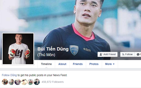 Facebook giả mạo thủ môn Bùi Tiến Dũng có 500.000 người theo dõi! Đây mới là tài khoản thật mọi người ơi