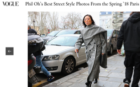 Thầm lặng là thế, nhưng đây là fashionista Việt đầu tiên "xông đất" mục street style Vogue năm nay