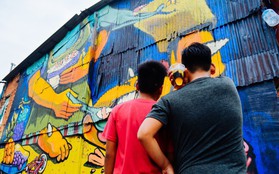 Hãy nhìn xem, Graffiti đã biến một khu dân cư thành "cái nôi nhiếp ảnh" dành cho giới trẻ thế nào