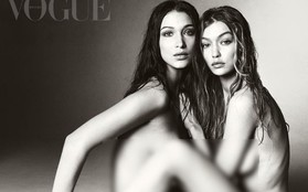 Chị em Gigi - Bella Hadid chụp ảnh khỏa thân khoe body siêu gợi cảm bên nhau